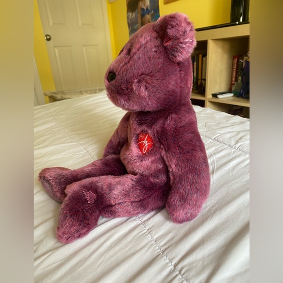 Purple Beanie Baby Buddies Collection Bear Plush - Picture 5 of 5